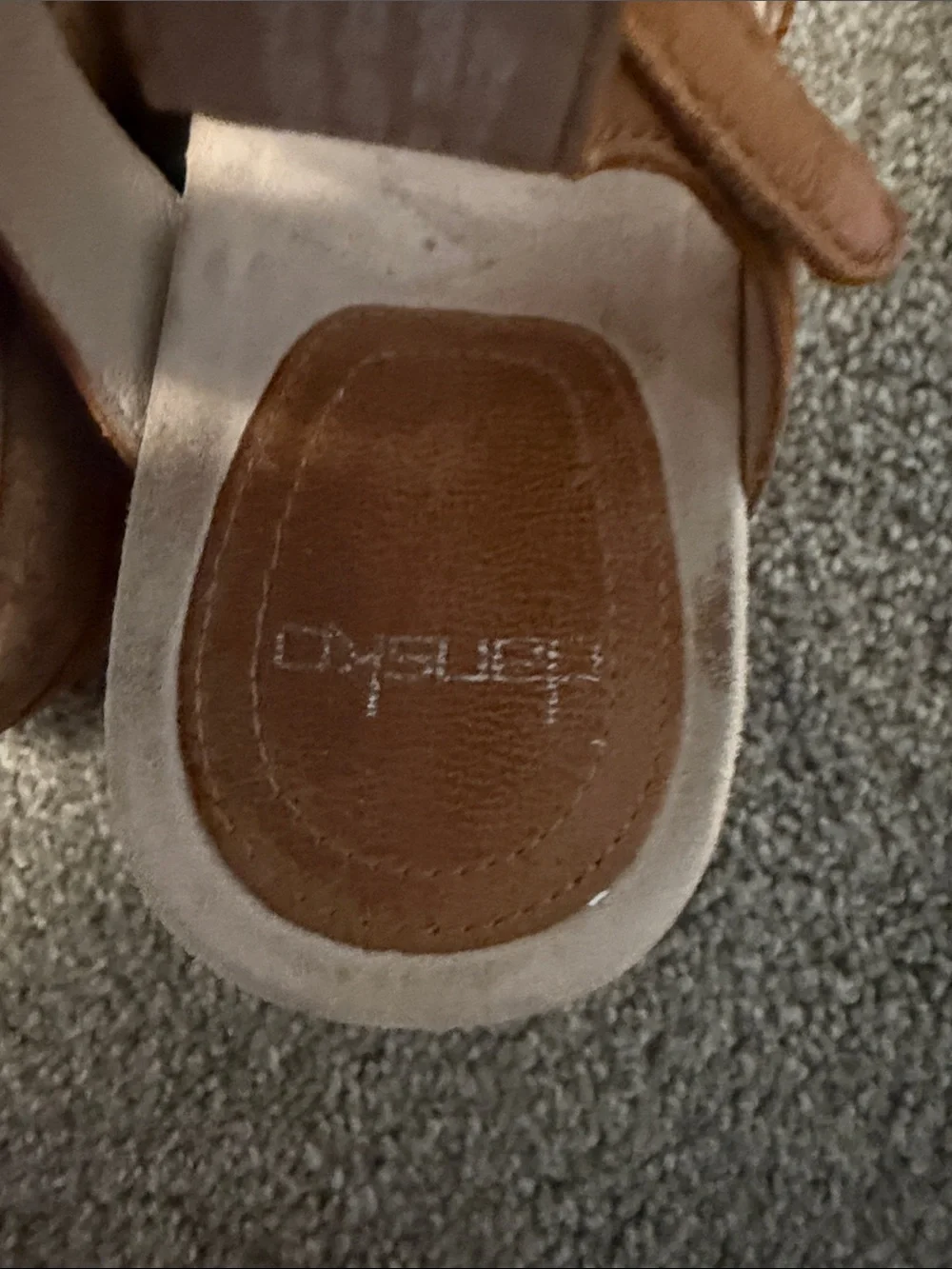 Dansko Women's Tan Cork Wedge Sandals - Picture 3 of 6